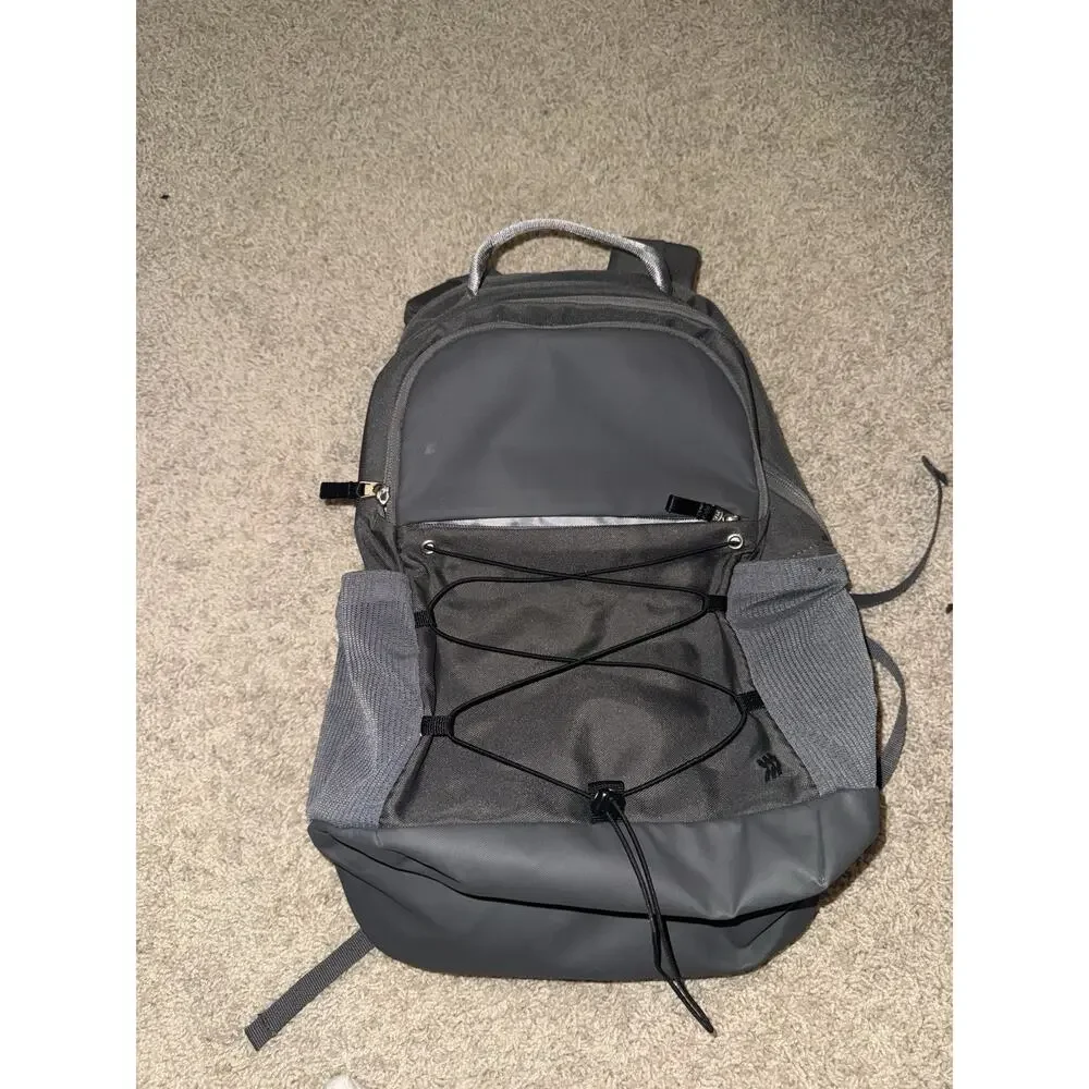 Gray Lightweight Laptop Backpack School Travel Daypack Carry-On Unisex